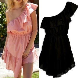 NWT Free People Black Lovers Lane Minidress